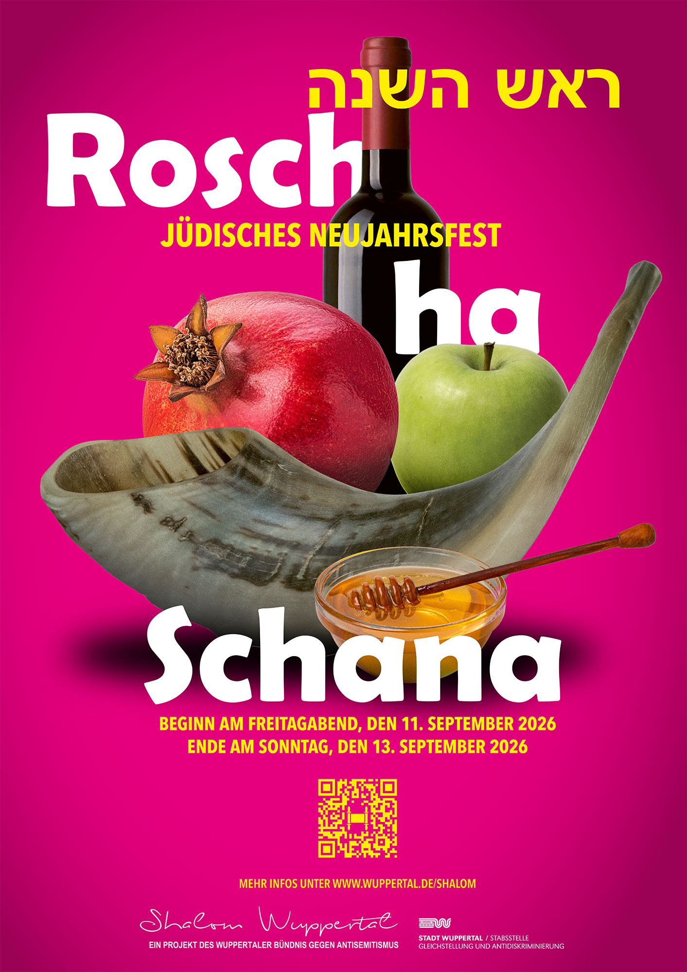 Plakat Shalom Wuppertal